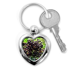 Elderberries Key Chains (heart)  by trendistuff