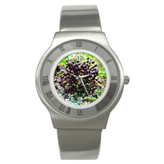 Elderberries Stainless Steel Watch by trendistuff