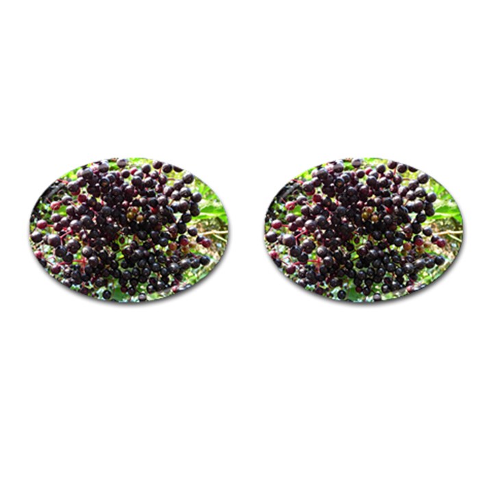 ELDERBERRIES Cufflinks (Oval)