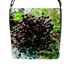 Elderberries Flap Messenger Bag (l)  by trendistuff