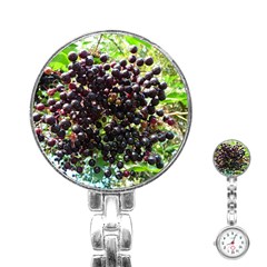 Elderberries Stainless Steel Nurses Watch by trendistuff