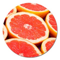 Grapefruit 1 Magnet 5  (round) by trendistuff