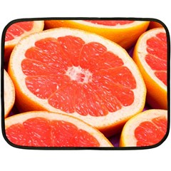 Grapefruit 1 Fleece Blanket (mini) by trendistuff