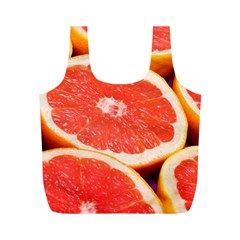 Grapefruit 1 Full Print Recycle Bags (m)  by trendistuff