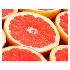 Grapefruit 1 Double Sided Flano Blanket (medium)  by trendistuff