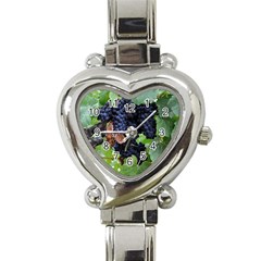 Grapes 3 Heart Italian Charm Watch by trendistuff