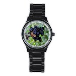 GRAPES 3 Stainless Steel Round Watch