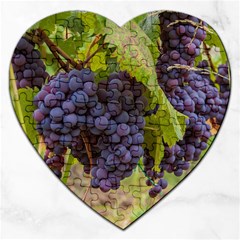 Grapes 4 Jigsaw Puzzle (heart) by trendistuff