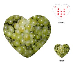 Grapes 5 Playing Cards (heart)  by trendistuff