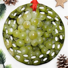 GRAPES 5 Ornament (Round Filigree)