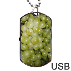 Grapes 5 Dog Tag Usb Flash (two Sides) by trendistuff