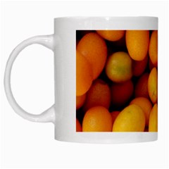 Kumquat 1 White Mugs by trendistuff