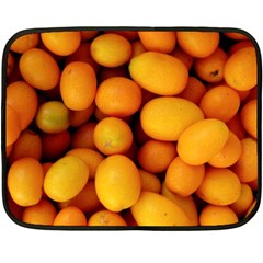 Kumquat 1 Double Sided Fleece Blanket (mini)  by trendistuff