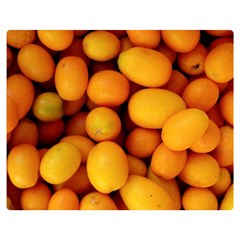 Kumquat 1 Double Sided Flano Blanket (medium)  by trendistuff