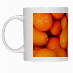 Kumquat 2 White Mugs by trendistuff