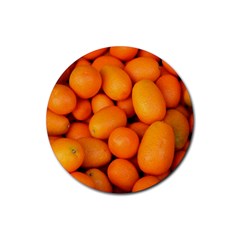 Kumquat 2 Rubber Coaster (round)  by trendistuff