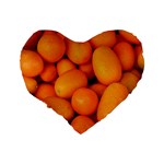 KUMQUAT 2 Standard 16  Premium Heart Shape Cushions Back