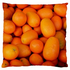 Kumquat 2 Large Flano Cushion Case (one Side) by trendistuff