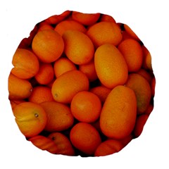 Kumquat 2 Large 18  Premium Flano Round Cushions by trendistuff