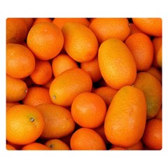 Kumquat 2 Double Sided Flano Blanket (small)  by trendistuff