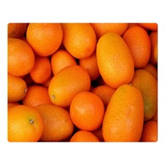 Kumquat 2 Double Sided Flano Blanket (large)  by trendistuff