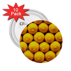 Lemons 1 2 25  Buttons (10 Pack)  by trendistuff