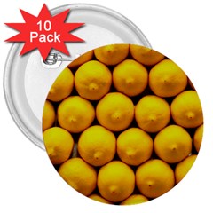 Lemons 1 3  Buttons (10 Pack)  by trendistuff