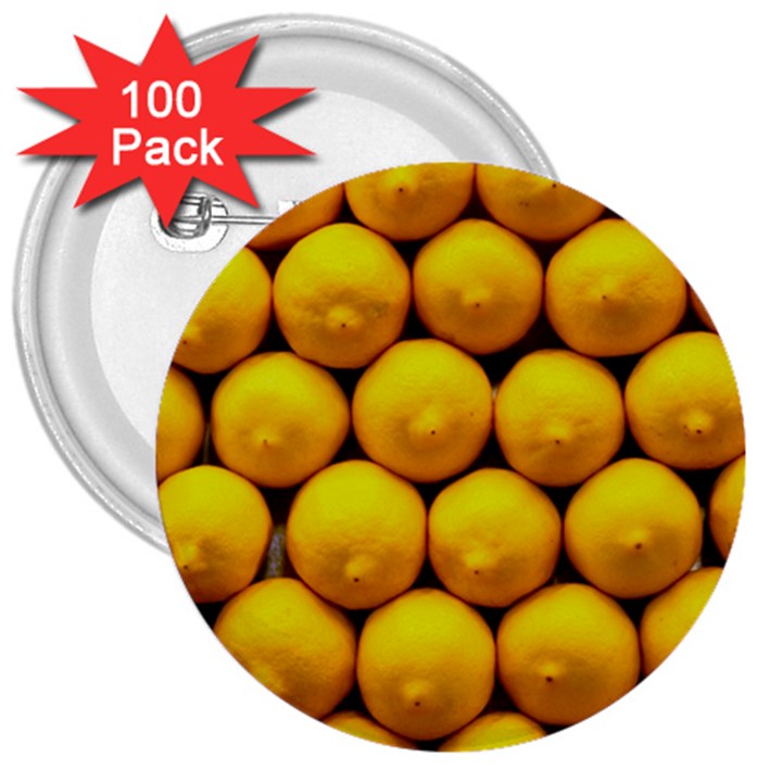 LEMONS 1 3  Buttons (100 pack) 