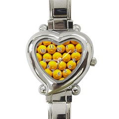 Lemons 1 Heart Italian Charm Watch by trendistuff