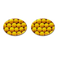 Lemons 1 Cufflinks (oval) by trendistuff