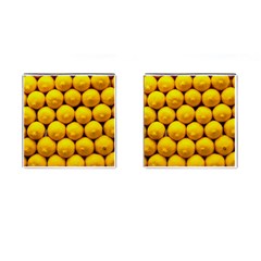 Lemons 1 Cufflinks (square) by trendistuff