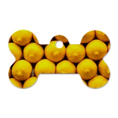 Lemons 1 Dog Tag Bone (one Side) by trendistuff