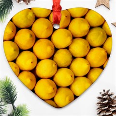 Lemons 2 Ornament (heart) by trendistuff