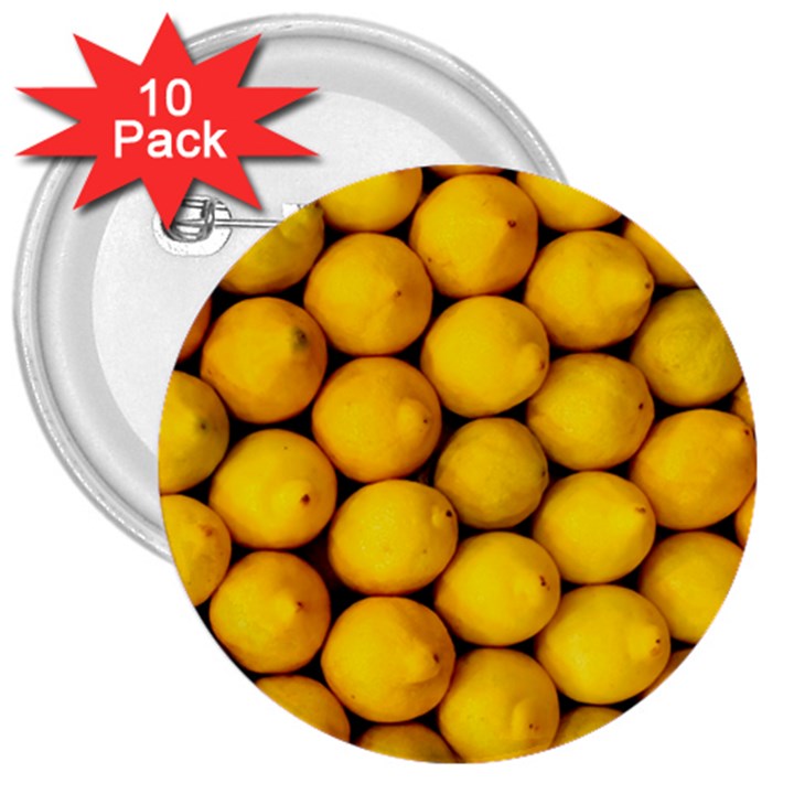 LEMONS 2 3  Buttons (10 pack) 