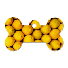 Lemons 2 Dog Tag Bone (two Sides) by trendistuff