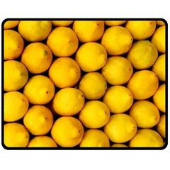 Lemons 2 Fleece Blanket (medium)  by trendistuff