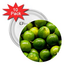 Limes 1 2 25  Buttons (10 Pack)  by trendistuff