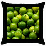 LIMES 1 Throw Pillow Case (Black)