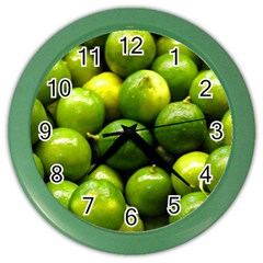 Limes 1 Color Wall Clocks by trendistuff