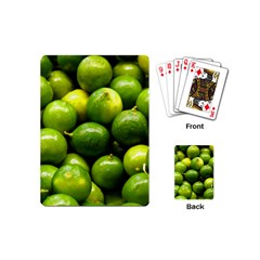 Limes 1 Playing Cards (mini)  by trendistuff