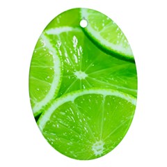 Limes 2 Ornament (oval) by trendistuff