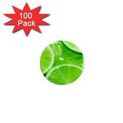 Limes 2 1  Mini Buttons (100 Pack)  by trendistuff