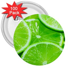 Limes 2 3  Buttons (100 Pack)  by trendistuff