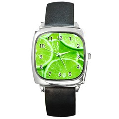 Limes 2 Square Metal Watch