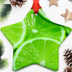 Limes 2 Star Ornament (two Sides) by trendistuff