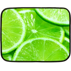 Limes 2 Double Sided Fleece Blanket (mini)  by trendistuff