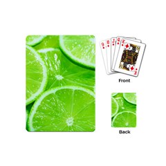 Limes 2 Playing Cards (mini)  by trendistuff