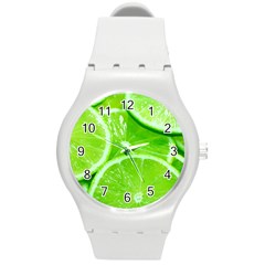 Limes 2 Round Plastic Sport Watch (m) by trendistuff