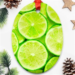 Limes 3 Ornament (oval) by trendistuff