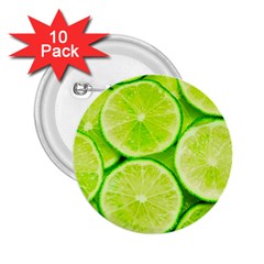 Limes 3 2 25  Buttons (10 Pack) 